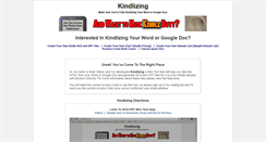 Desktop Screenshot of kindlizing.com